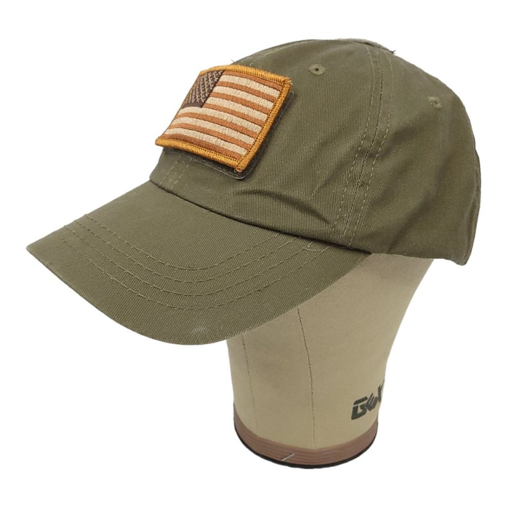 Condor American Flag Patch Tuck Strap Cap Military Green Hiking Hunting Tactical - Picture 3 of 12